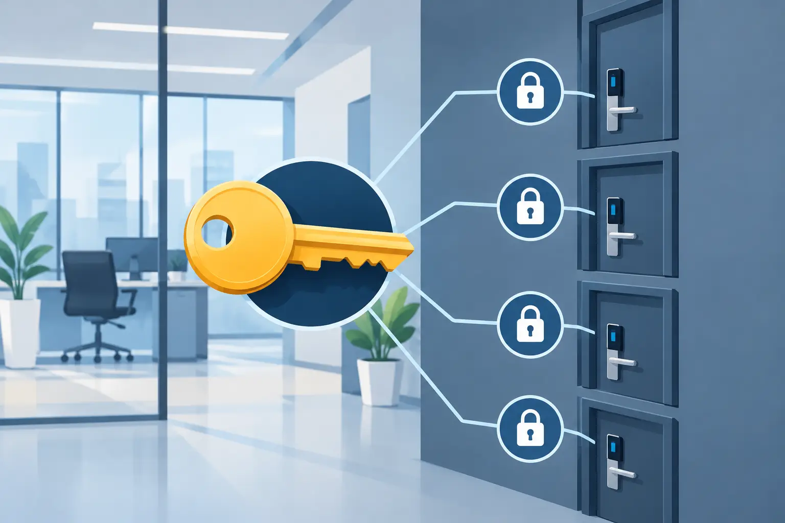 Master Key System for Office Access Control